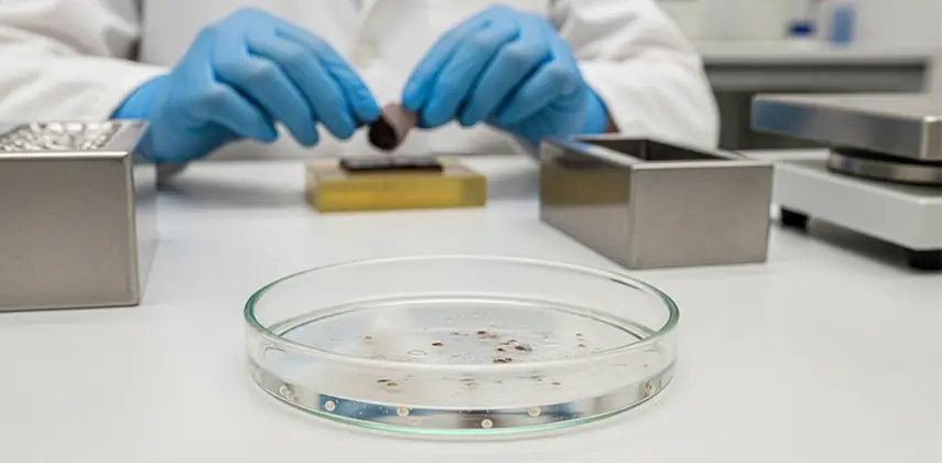 Tüp bebek (IVF) kültür ortamını kaplayan mineral yağ ve histoloji laboratuvarında parafin blokları gibi parafinin ileri teknoloji tıbbi kullanımları.