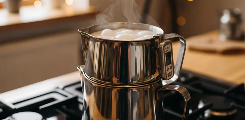 Benmari usulü ile güvenli parafin eritme tekniği ve mum yapımı malzemeleri.